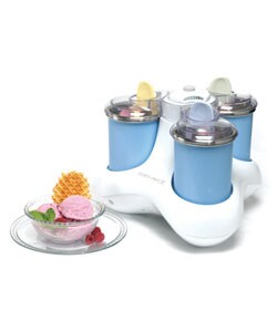Euro Pro Triple Canister Ice Cream Maker (Refurbished)