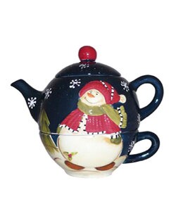 Snowman Delight Collection Tea-for-One Set