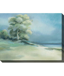 Caroline Ashton Lakeside Tree I Wrapped Canvas Art