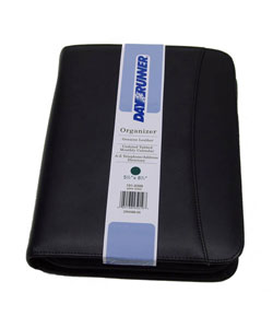Day Runner Large Zipper Organizer (Leather)