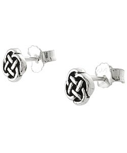 Sterling Silver Celtic Knot Stud Earrings