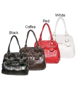 Arcadia by Adi Faux Leather Bowling Bag
