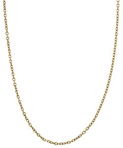 14k Yellow Gold 14-inch Child's Cable Necklace