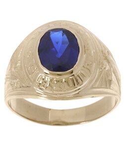 14k Yellow Gold High School Graduation CZ Ring
