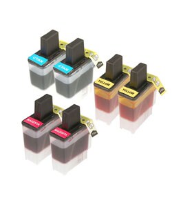 Brother LC41 Compatible Color Combo Ink Set (Pack of 6)