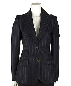 Dolce & Gabbana Chalk Stripe Two-button Blazer