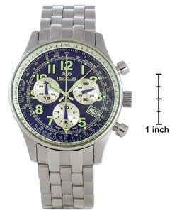 Nexus Chronograph Blue Dial Stainless Steel Watch