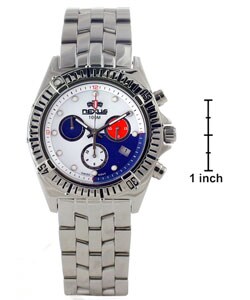Nexus Chronograph White Dial Stainless Steel Watch