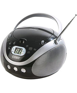 Coby Portable CD Player with AM/FM Stereo Tuner