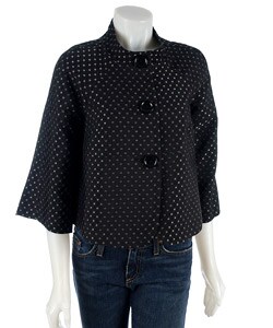MICHAEL Michael Kors Polka Dot Trapeze Jacket