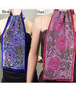 Symphony Designs Printed Velvet Burnout w/ Beading (Case of 2)