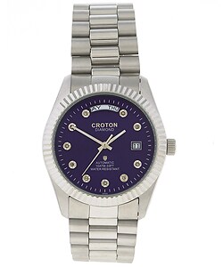 Croton Men's 'Famous Look' Diamond Automatic Watch