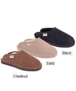 Bearpaw Men's Slide Suede Sheepskin Slippers