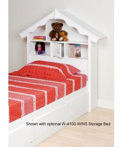 Winslow White Dollhouse Style Twin Headboard