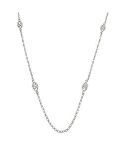 Sterling Silver Italian Filigree Rolo Necklace