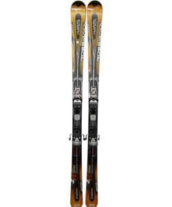 Rossignol ZX Sport TP and Axium 110 Silver Metal Skis