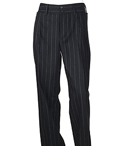 Dolce & Gabbana Men's Navy Stripe Wool Pants
