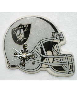 Raiders Helmet Clock
