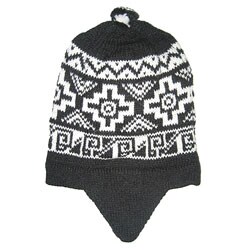 Alpaca Wool Blend Chullo Ski Hat (Peru)