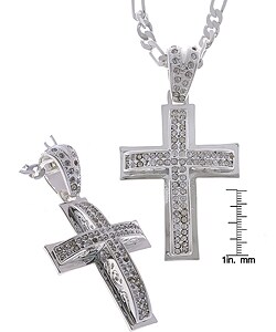 Principal Alloy Luxury Cross CZ Hip Hop Necklace