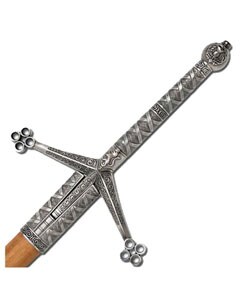 Iron Scottish 49-inch Claymore Sword w/ Scabbard