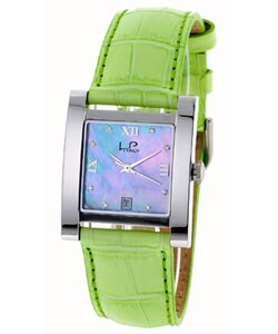 LP Italy 'Palladio' Women's Green Watch