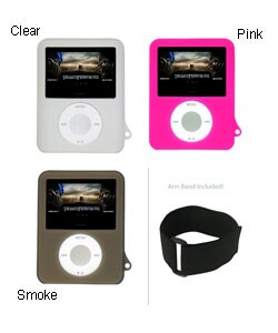 Silicon Skin Case with Arm Band for iPod Nano 3rd Generation