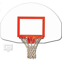 Gared 35 x 54-inch Front-mount Steel Backboard 