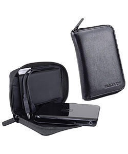 Sumdex Leather Portable Hard Drive Case w/ Wallet