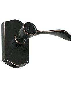 Weathered Bronze Passage Lever Pair