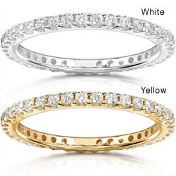 14k Gold 1/2ct Diamond Eternity Band (G-H, I1)