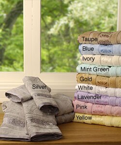 Egyptian Cotton Jacquard Towels (Set of 6)