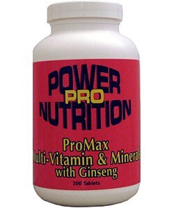 ProMax Multi-vitamin and Minerals with Ginseng (200 Tablets)