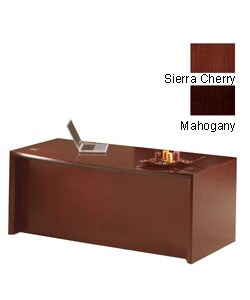 Mayline Corsica Bow Front Desk