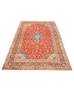 Iranian Persian Kashan Hand-knotted Rug (10' x 16')