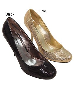 Anne Michelle by Journee Sequin Pumps