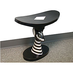 Handmade Zebra Accent Seat (Ghana)