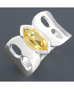 Citrine Sterling Silver Ring (India)