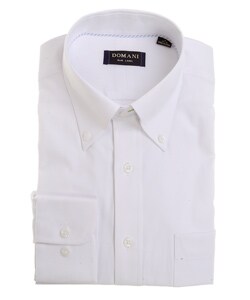 Domani Blue Label Boxed White Men's Dress Shirt