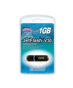 Transcend 1GB JetFlash V30 Flash Drive (Case of 5)