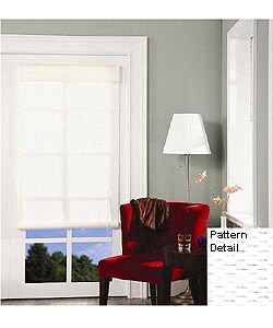 Chicology Kansas White Rollup Blind (72 x 72)