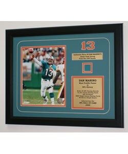 Dan Marino Jersey Piece Frame