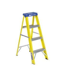 Fiberglass 4-foot 250-pound Rating Step Ladder