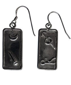 Sterling Silver 'Alchemy' Earrings (Israel)