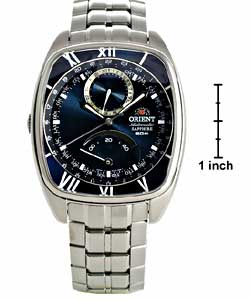 Orient Automatic Men's Blue Navy Dial GMT Watch