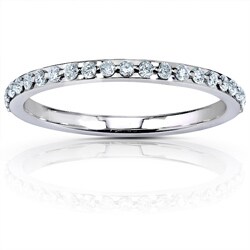 14k White Gold 2/5ct TDW Diamond Eternity Ring (H-I, I1-I2)