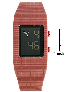 Puma Women's Vega Pink Rubber Strap Watch