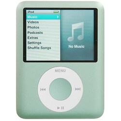 Apple 8GB 3rd Generation Green iPod Nano (Refurbished)