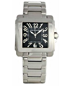 Pierre Cardin Black Dial Stainless Steel Watch