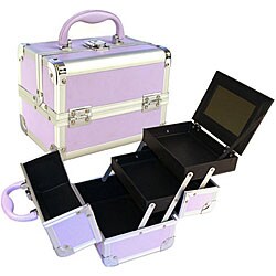 Seya Purple Makeup Case with Mirror